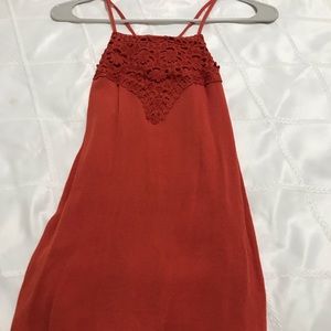 Small orange tank top